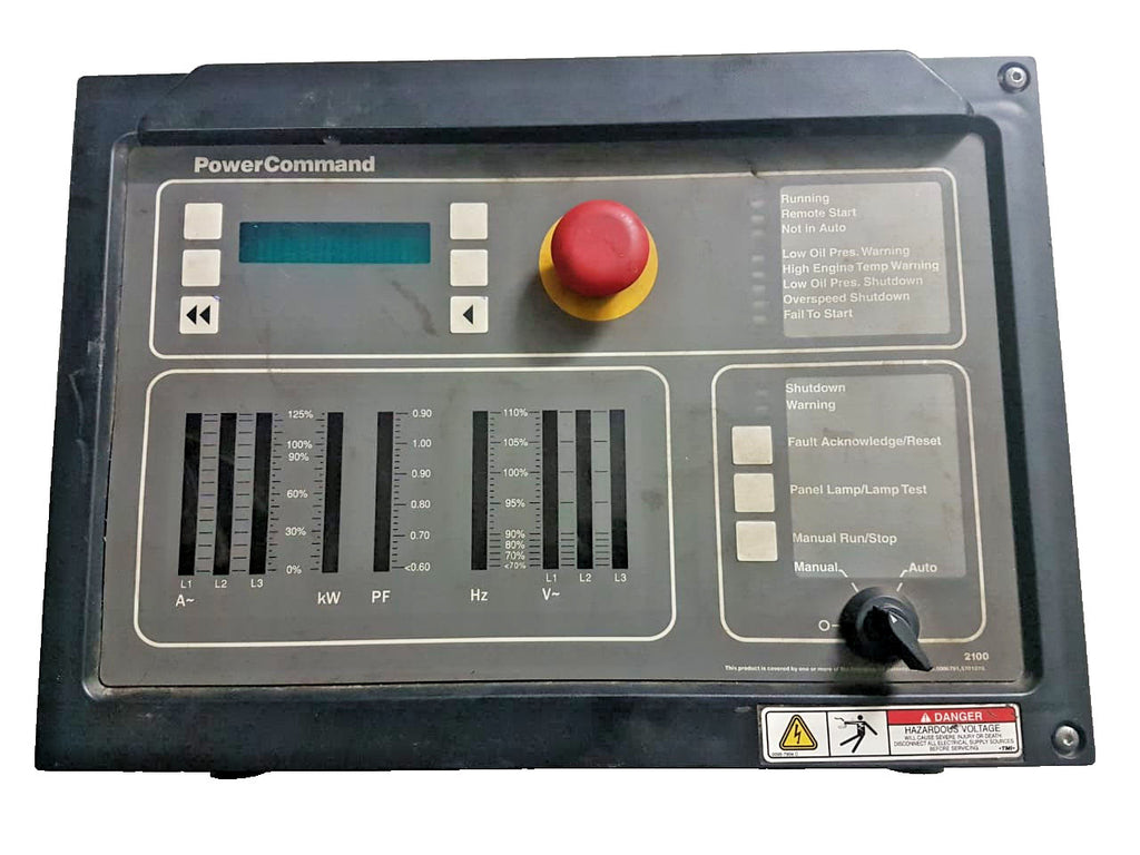 Cummins PCC2100 Control Panel; P/N: 0300-5718-02 (WITH CAN)