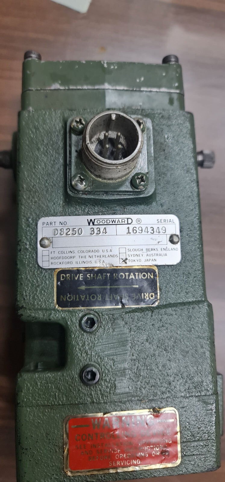 Governor Woodward Cummins 8250-334