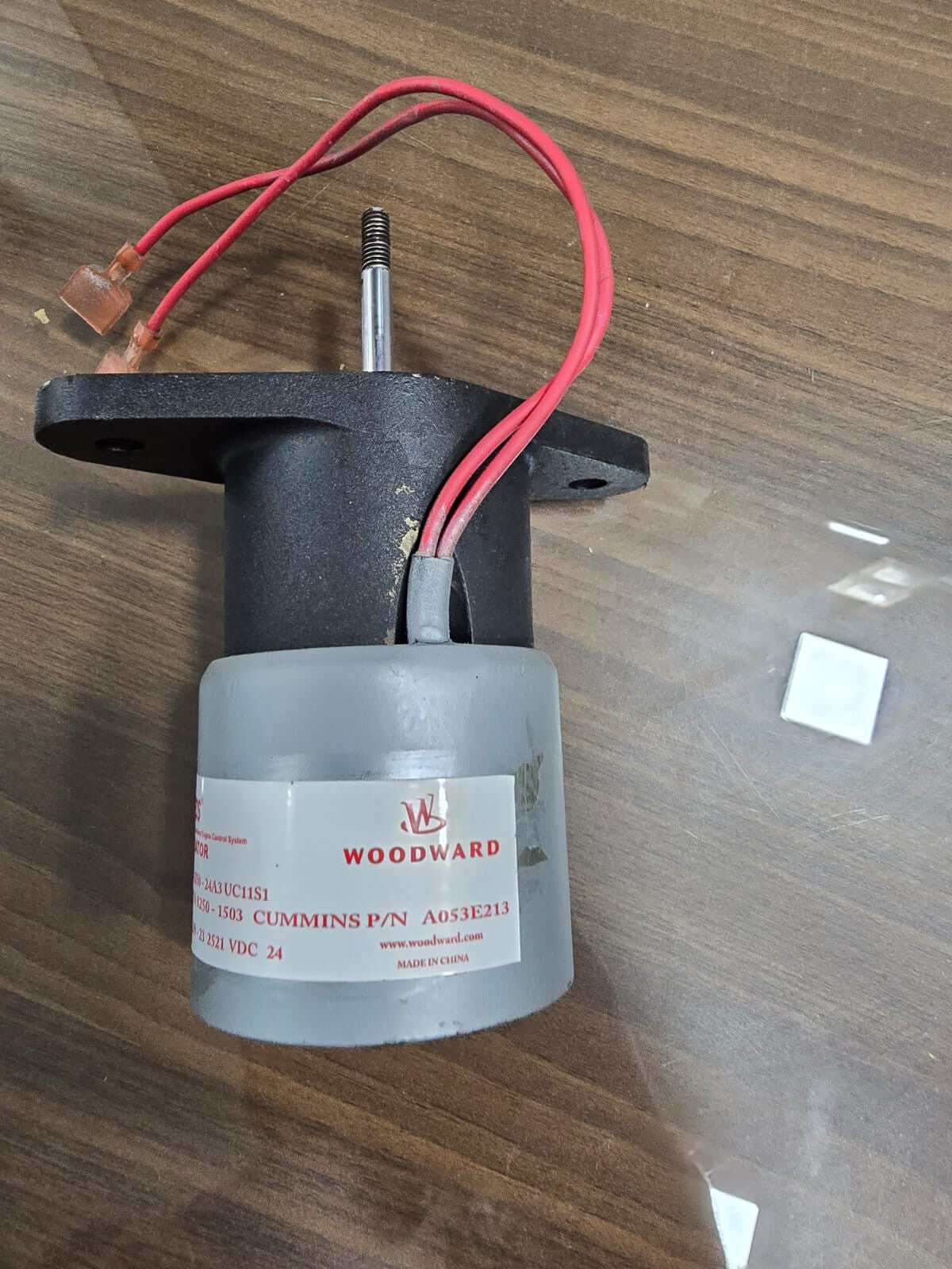 Actuator Cummins Part Number: A053E213