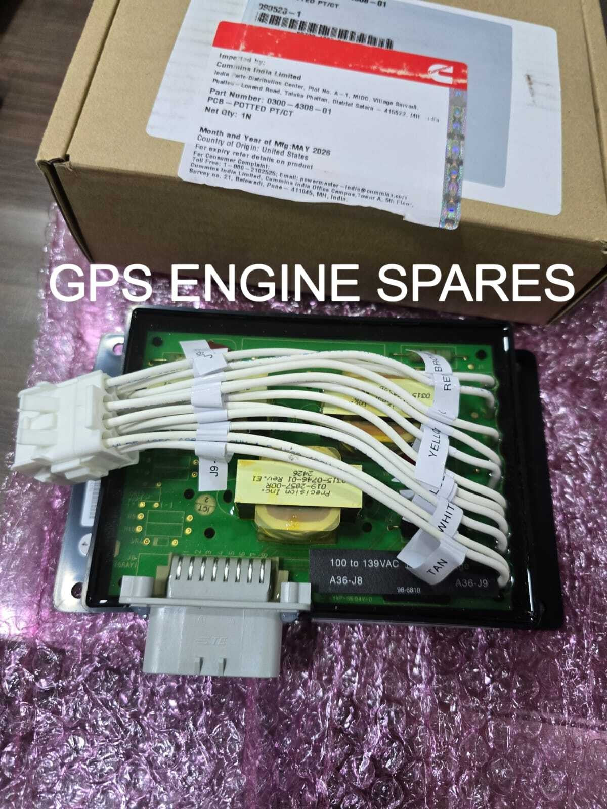 Genuine New Cummins 0300-4308-01 Pcb-Potted PT/CT