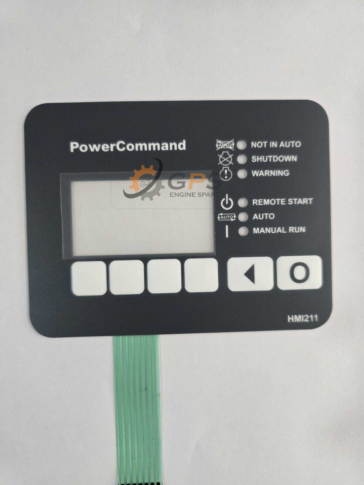 Cummins HMI 211 Membrane Sticker; for HMI 211 Cummins Display (0300-6014)