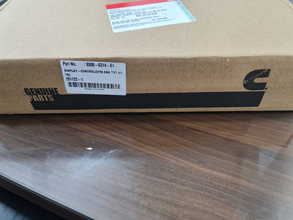 Cummins Power Command HMI 220 Display; Part Number: 0300-6314-01; BRAND NEW