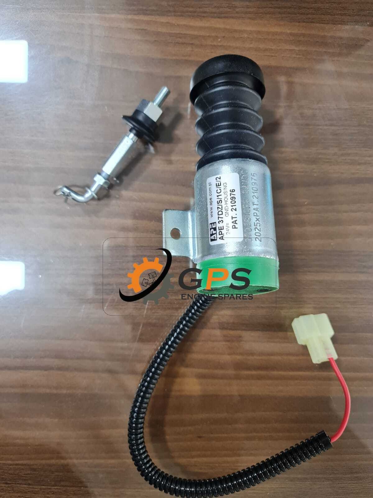 Genuine Cummins 24V APE Stop Solenoid; Part Number: 210976