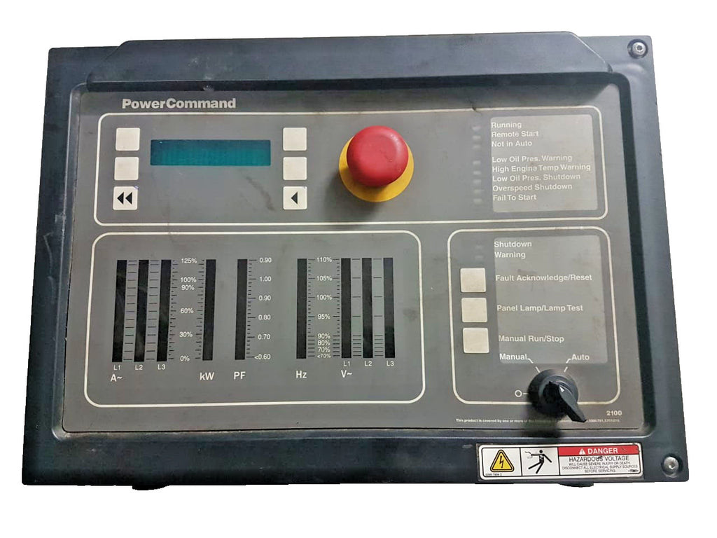 Cummins PCC2100 Panel; P/N: 0300-5459-02 (WITHOUT CAN)