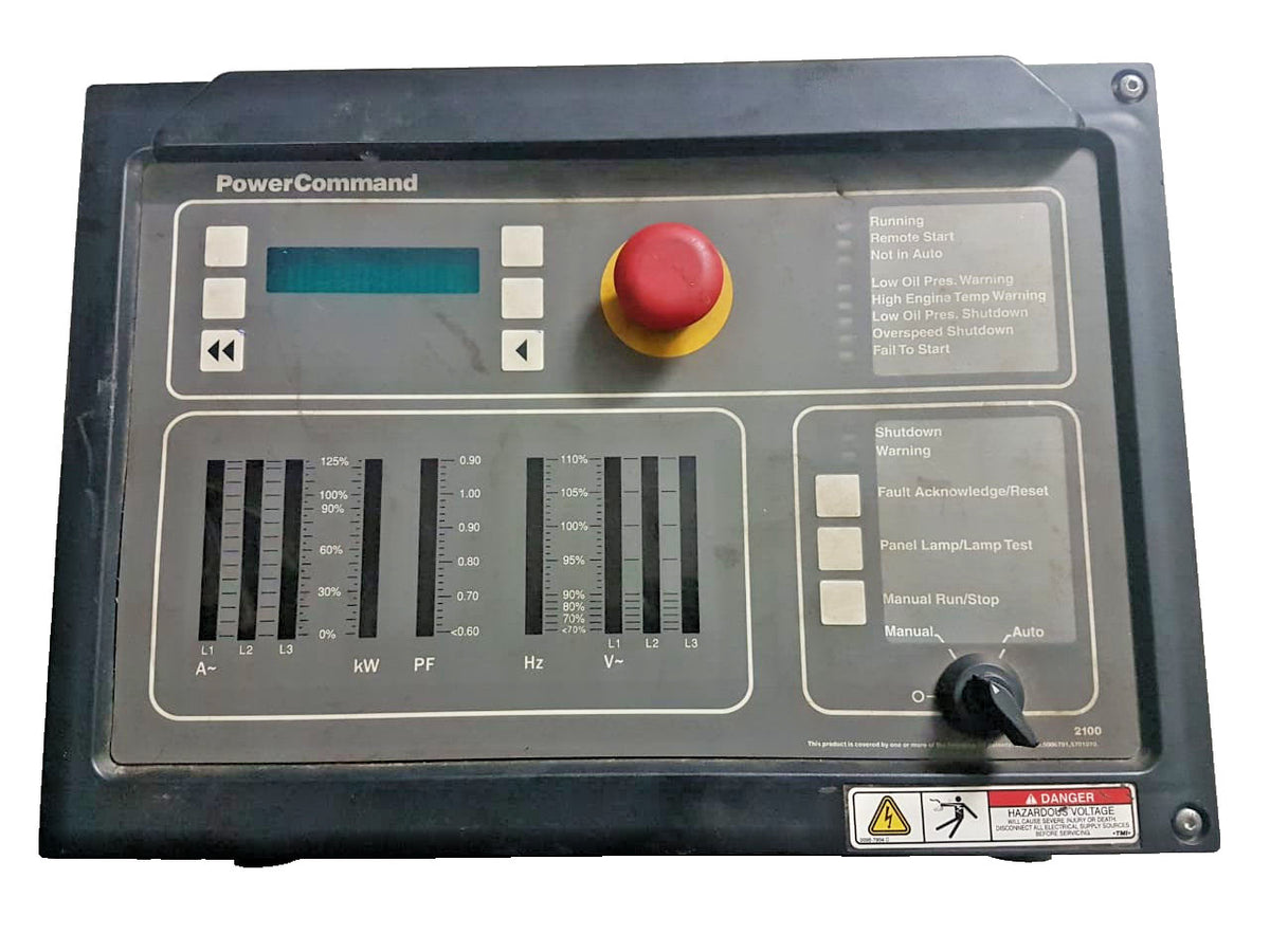 Cummins PCC2100 Panel; P/N: 0300-5459-02 (WITHOUT CAN)