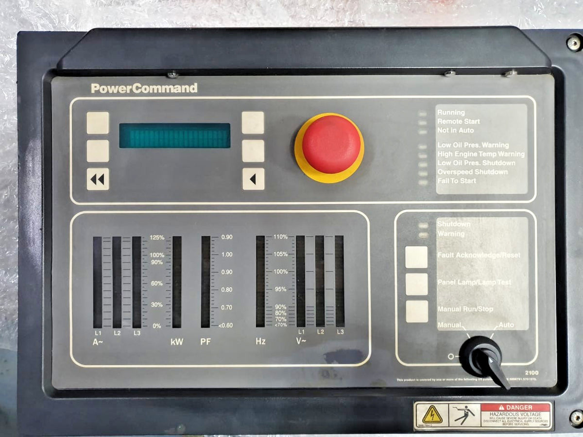 Cummins PCC2100 Panel; P/N: 0300-5459-02 (WITHOUT CAN)