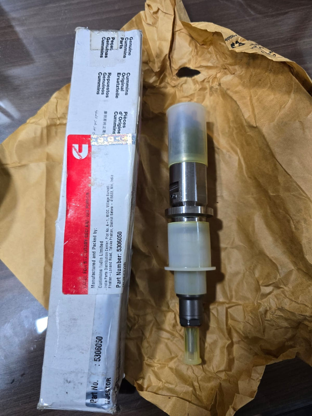 Cummins Fuel Injector P/N: 5306050 for QSB5.9 Engine; Genuine and New