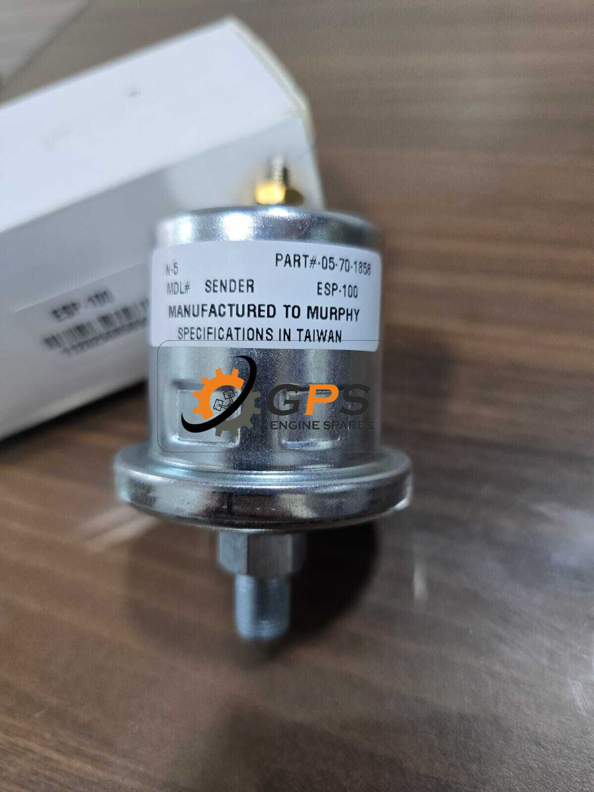 Oil Pressure Sender ESP-100; P/N: 05-70-1858 (Single Point)