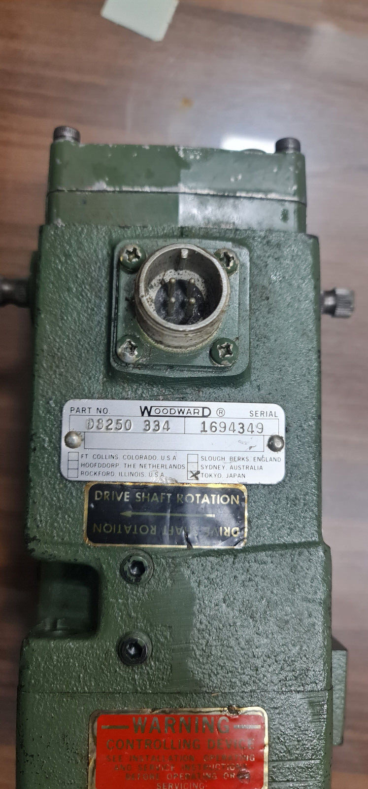 Governor Woodward Cummins 8250-334