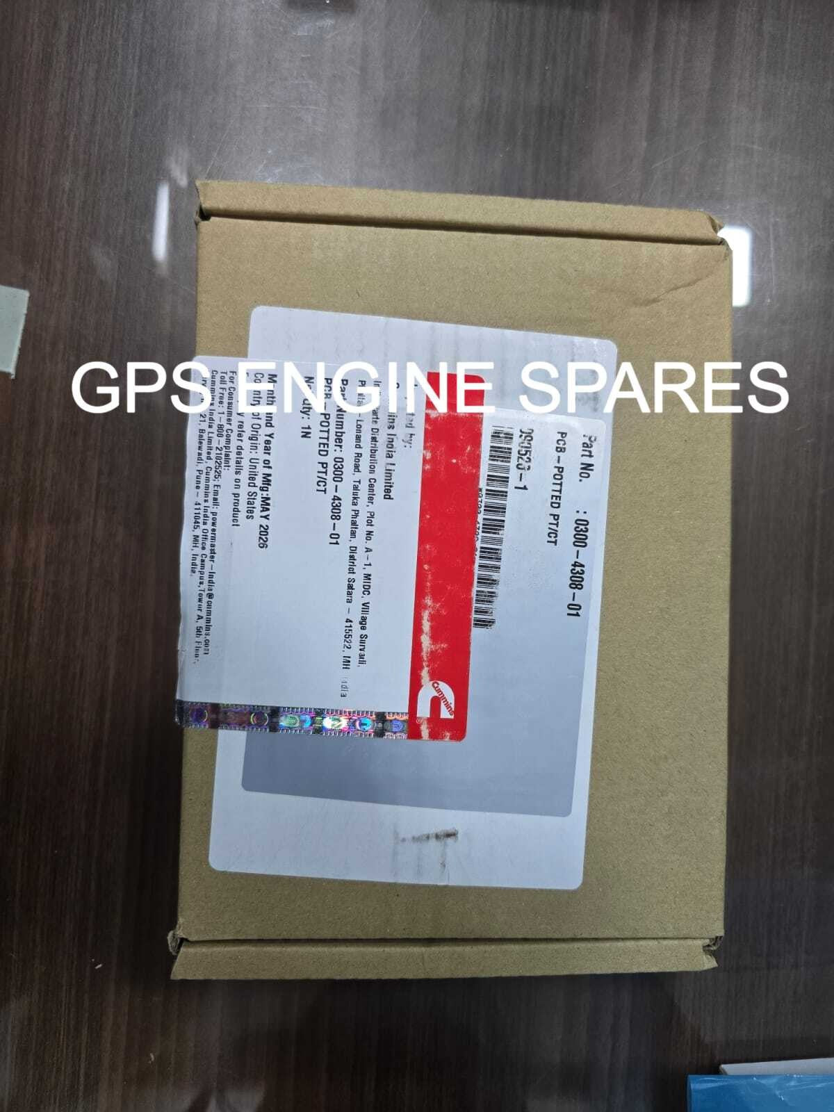 Genuine New Cummins 0300-4308-01 Pcb-Potted PT/CT